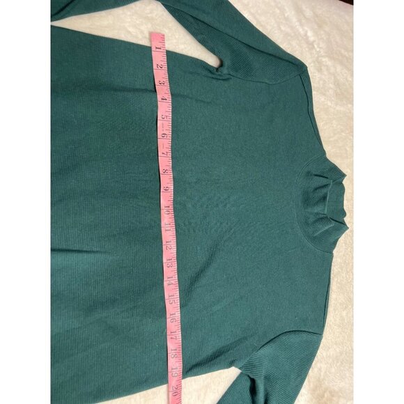 Lands End green turtleneck womens shirt size XS 2-4 - Picture 5 of 5